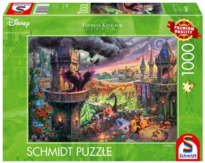 Obrazek Puzzle 1000 Thomas Kinkade, Czarownica Disney