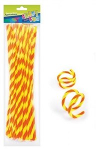 Obrazek CF OZDOBA DEK. DRUCIK POWLEKANY ŻÓŁTO - POMARA