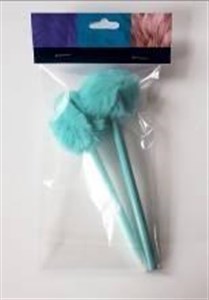 Obrazek Zestwa: Długopis+ ołówek futro (niebieski)