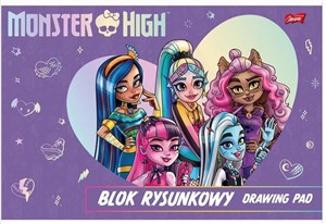 Bild von Blok rysunkowy A4/20K Monster High (10szt)