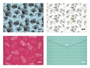 Bild von Teczka kopertowa na zatrzask A5 PP mix