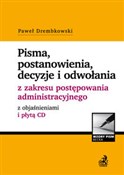 Pisma post... - Paweł Drembkowski -  polnische Bücher