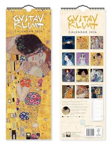 Bild von Kalendarz 2026 ścienny paskowy Gustav Klimt