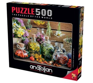 Obrazek Puzzle 500 Kwiaty i nasiona