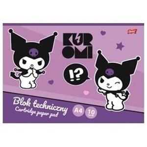 Bild von Blok techniczny A4/10K 190g/m2 Kuromi(10szt)