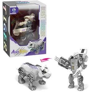 Obrazek Robot transformujący - biały tygrys