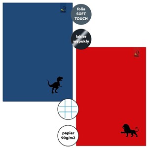 Bild von Zeszyt A5/32K kratka 90g Wild (10szt)