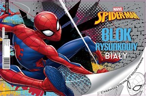 Obrazek Blok rysunkowy A4/20K biały Spiderman