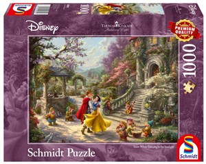 Bild von Puzzle 1000 PQ T. KINKADE Królewna krasnoludki