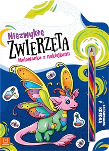 Bild von Niezwykłe zwierzęta Malowanka z naklejkami Zaczarowana kredka