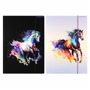 Obrazek Teczka z gumką A4 Horses mix