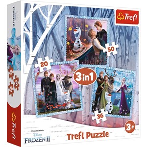 Bild von Puzzle 3w1(20,36,50) Magiczna opowieść  Frozen 2 34853