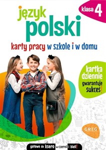 Obrazek Język polski 4 Karty pracy w szkole i w domu