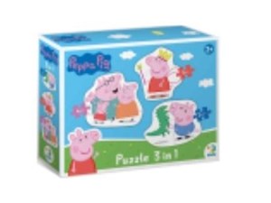 Obrazek Puzzle Peppa Pig 3 in1