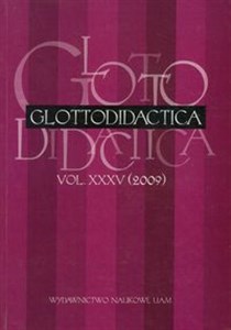 Bild von Glottodidactica vol. XXXV (2009)