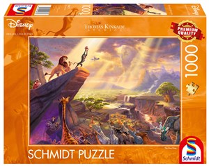 Bild von Puzzle 1000 PQ Król Lew Disney T.Kinkade 109415