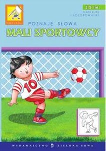 Obrazek Poznaję słowa Mali sportowcy Naklejki i kolorowanki 3-5 lat