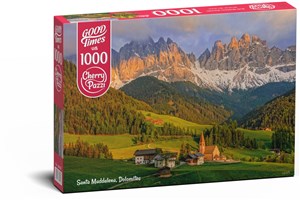 Bild von Puzzle 1000 CherryPazzi Santa Maddalena Dolomites