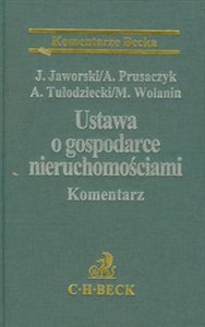 Obrazek Ustawa o gospodarce nieruchomościami. Komentarz