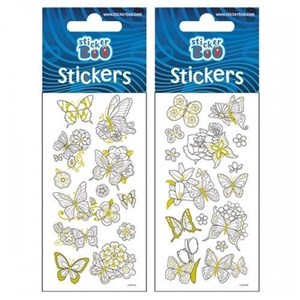 Bild von Naklejki do kolorowania Sticker BOO motyle