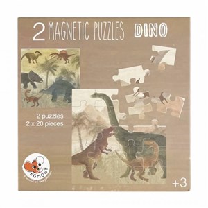 Bild von Puzzle magnetyczne Dinozaury