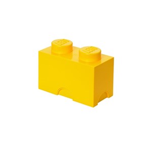 Obrazek LEGO(R) pojemnik klocek dwójka żółty