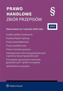 Bild von Prawo handlowe Zbiór przepisów Kodeks spółek handlowych. Krajowy Rejestr Sądowy. Prawo przedsiębiorców. Prawo upadłościowe. Prawo r