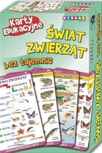 Obrazek Świat zwierząt bez tajemnic karty edukacyjne