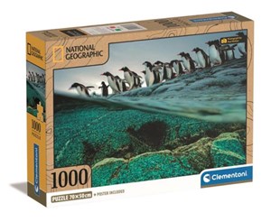 Obrazek Puzzle 1000 compact National Geographic Pingwiny 39730