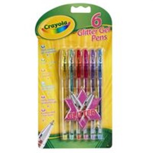 Bild von Długopisy żelowe brokatowe 6 sztuk