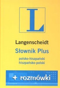 Obrazek Słownik PLUS polsko-hiszpański hiszpańsko-polski + rozmówki