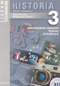 Obrazek Historia 3 Teksty źródłowe Liceum technikum Zakres podstawowy i rozszerzony