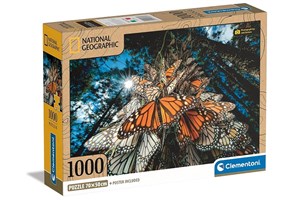 Obrazek Puzzle 1000 compact National Geographic Motyle 39732