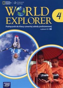 Obrazek World Explorer 4 Podręcznik z płytami 2xCD Szkoła podstawowa