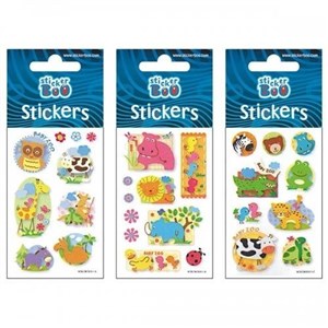 Bild von Naklejki Sticker BOO silver Zwierzęta mix