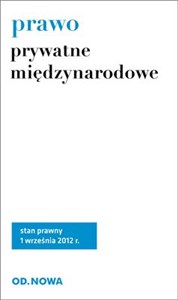 Obrazek Prawo prywatne międzynarodowe stan prawny 1 września 2012r.