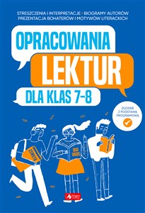 Obrazek Opracowania lektur dla klas 7-8