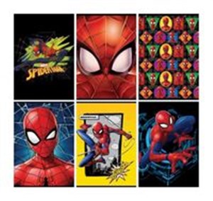 Bild von Zeszyt A5 w linie 54 kartki Spider-Man 10 sztuk mix