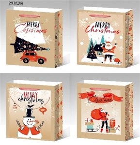 Bild von Torebka świąteczna pionowa średnia mix