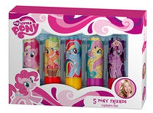 Obrazek Zestaw kosmetyczny dla dziewczynek 5 Pony Friends Balsam do ust My Little Pony