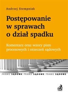 Bild von Postępowanie w sprawach o dział spadku Komentarz oraz wzory pism procesowych i orzeczeń sądowych