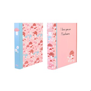 Obrazek Segregator A4 2-ringowy Pink Mushrooms