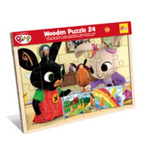 Obrazek Bing Drewniane puzzle 24 elementów