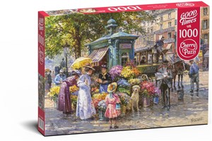 Bild von Puzzle 1000 CherryPazzi Blumenmarkt 30226