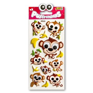 Bild von Naklejki puffy Monkey Eyes
