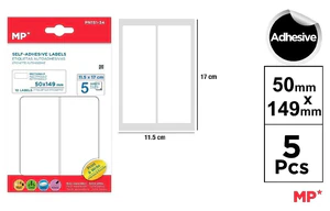 Obrazek Etykiety samoprzylepne 50x149mm 5ark