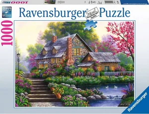 Obrazek Puzzle Romantyczny Domek 1000