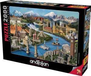 Bild von Puzzle 2000 Słynne zabytki