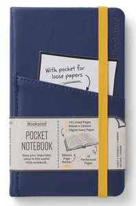Obrazek Notatnik A6 Bookaroo Journal Pocket granatowy