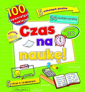 Obrazek Czas na naukę 100 wspaniałych naklejek!